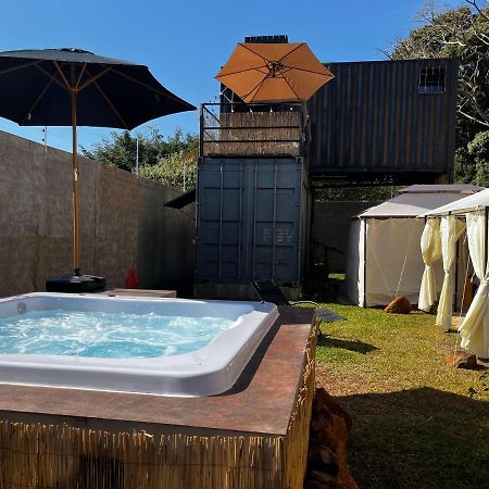 Container-Spa Quente, Projetor Cine, Lareira, Churrasqueira-20Km De Brotas Torrinha Екстериор снимка